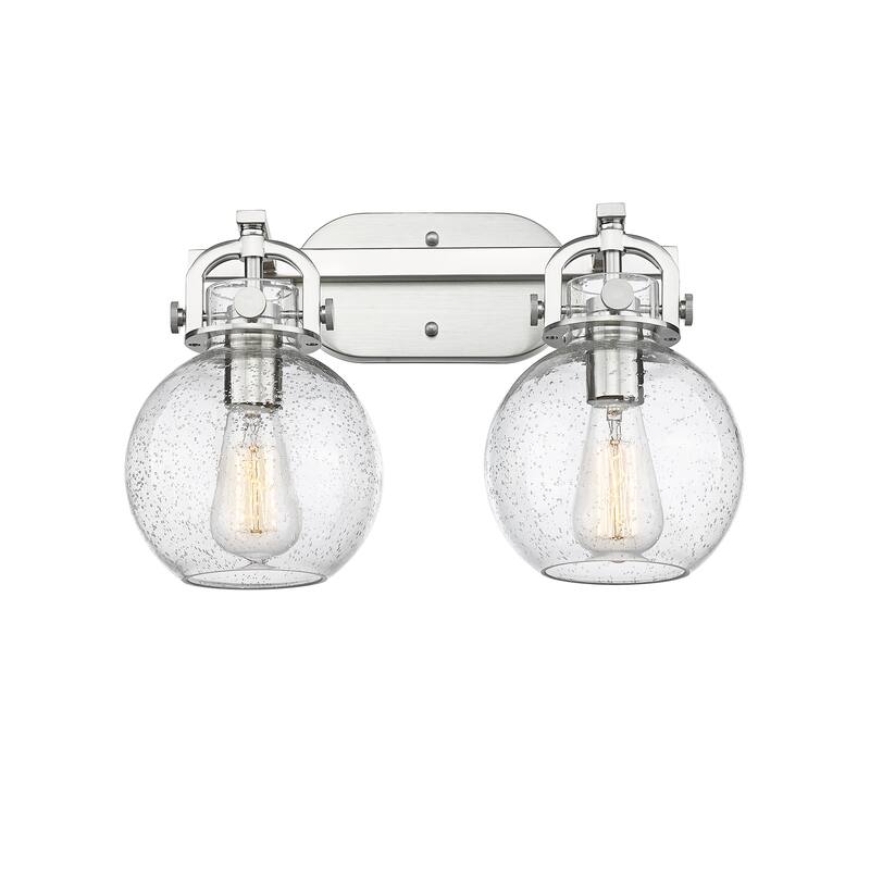 Innovations Lighting Newton Sphere 2 Light 7" WallMounted Bath